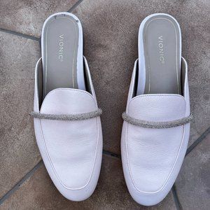 Vionic Pink Leather Slip-On Mule (W10)